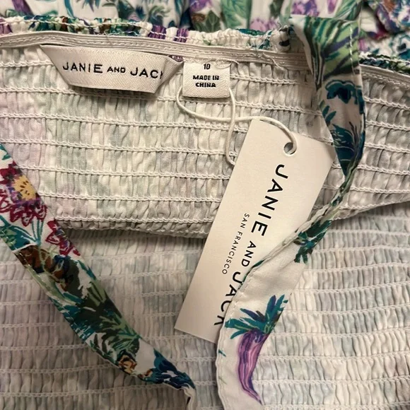 JANIE and JACK THE MIA SMOCKED ROMPER - Picture 12 of 14